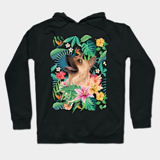 Tropical Tan German Shepherd Dog 1 Hoodie